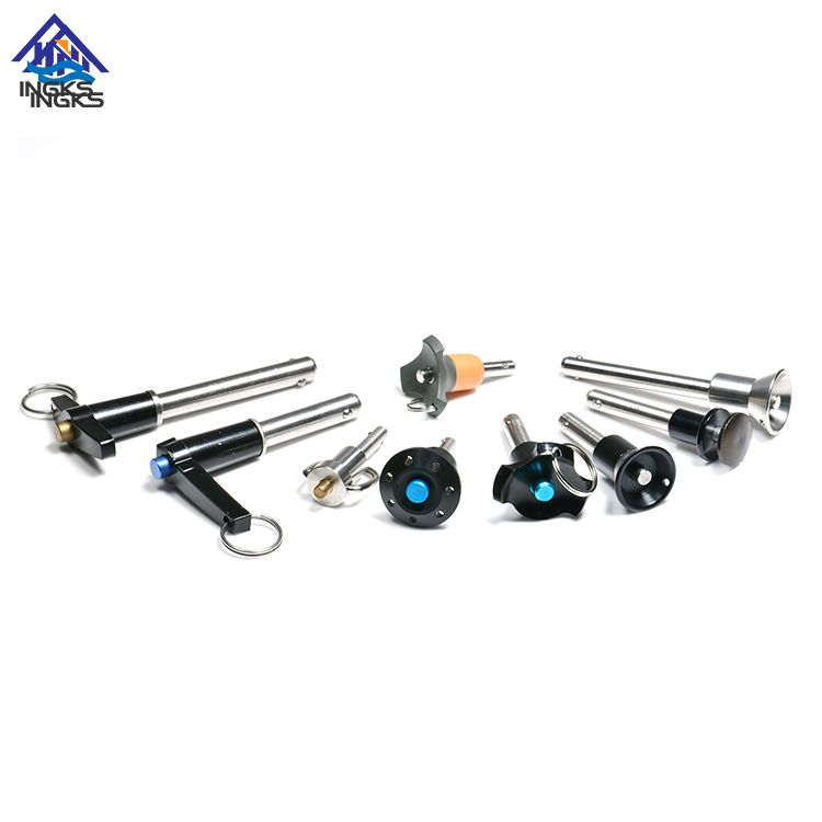 ステンレスボディ アルミカップ TLフラワーハンドル プッシュボタン クイックリリースピン