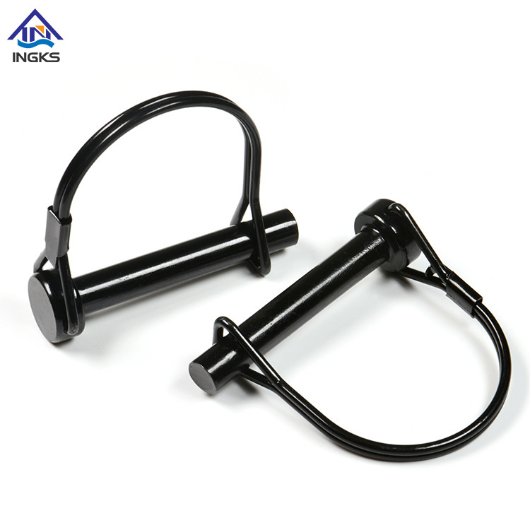 ダブルワイヤ付きスチールDタイプラウンドロックピン