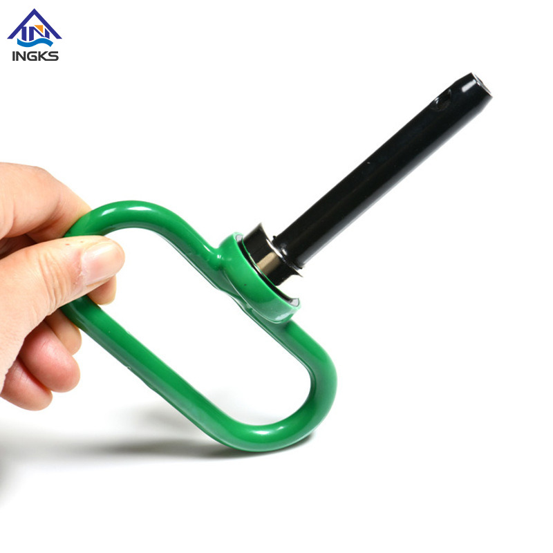 精密 Q タイプクレビスピン、ドリルエンド付き簡単リリースハンドル