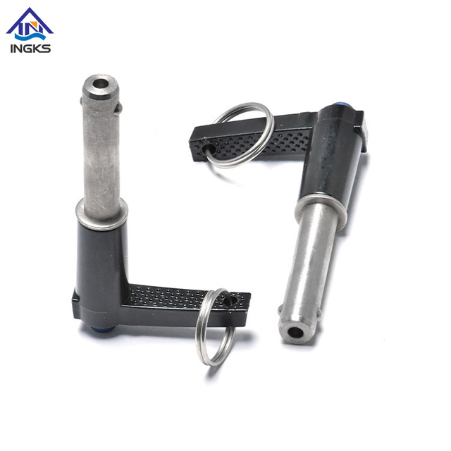 lリングボタン付きlヘッドハンドルクイックリリースボールロックピン