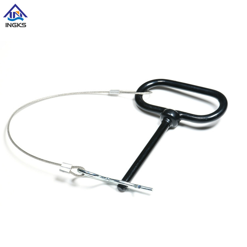 精密 Q タイプクレビスピン、ドリルエンド付き簡単リリースハンドル