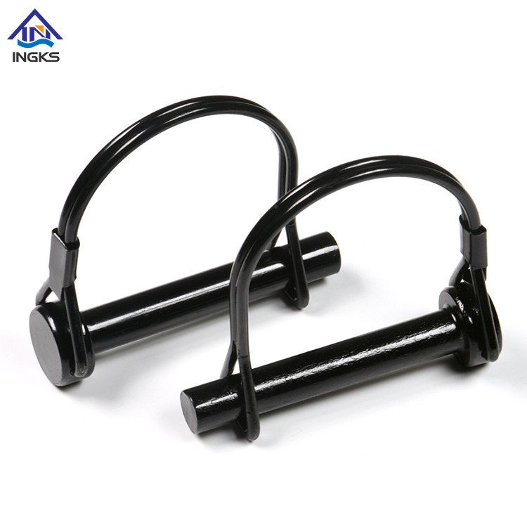 ダブルワイヤ付きスチールDタイプラウンドロックピン